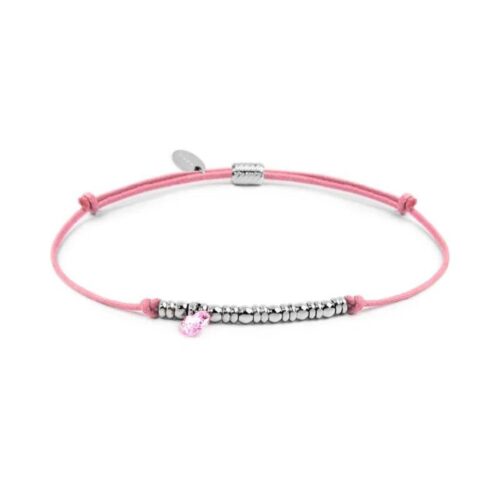 Bracciale Marlù 18BR220-LF con cordino acciaio rosa