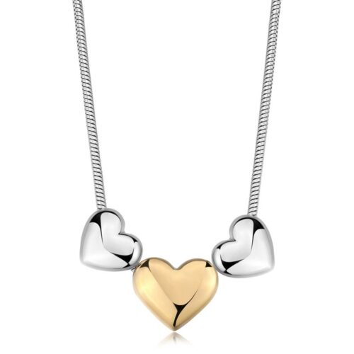 Collana Donna Sagapò Stellar SSE58 in acciaio con finitura dorata