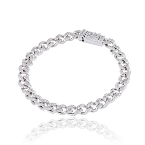 Bracciale TerryOro Grumetta in Argento 925 con Zirconi
