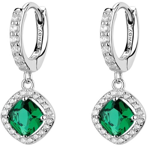 Orecchini pendenti Donna Brosway Fancy FLG142 Verde Smeraldo