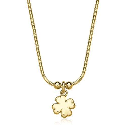 Collana Donna Sagapò Click SCK283 in acciaio con finitura dorata