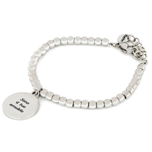 Bracciale Sono Il Tuo Amuleto Acciaio Revolution Gioielli Legami