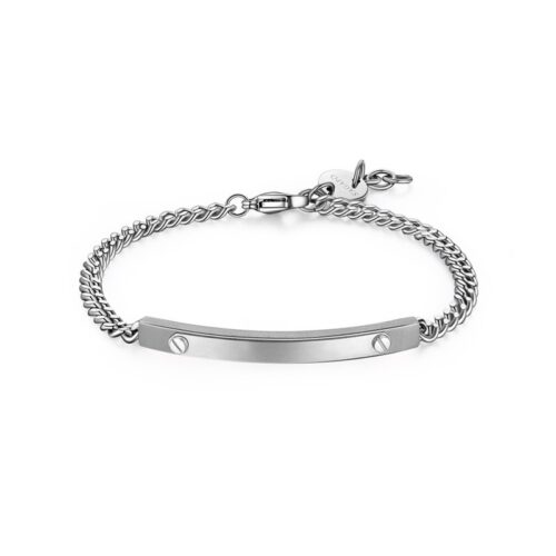 Bracciale Uomo S'Agapò Proud SPD11 in acciaio acciaio