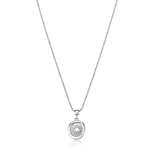 Collana Donna Sagapò Feelings SFE42 in acciaio con finitura dorata