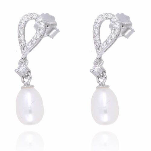 Orecchini TerryOro 217E-0892 Goccia Argento 925 Bianchi