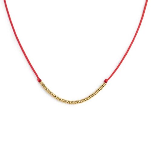 Collana Marlù 18CN127G-R con cordino PVD oro rosso
