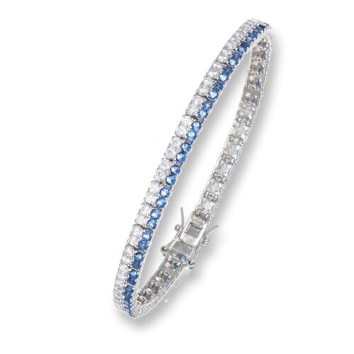 Bracciale TerryOro Tennis Doppio in Argento 925 con Zirconi