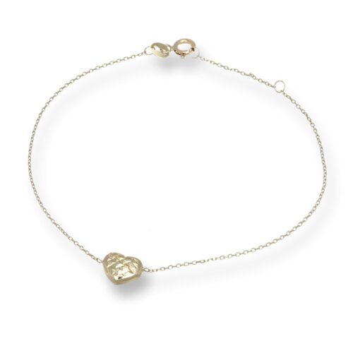 Bracciale TerryOro Essenza Oro 375 Cuore Luminoso Elegante