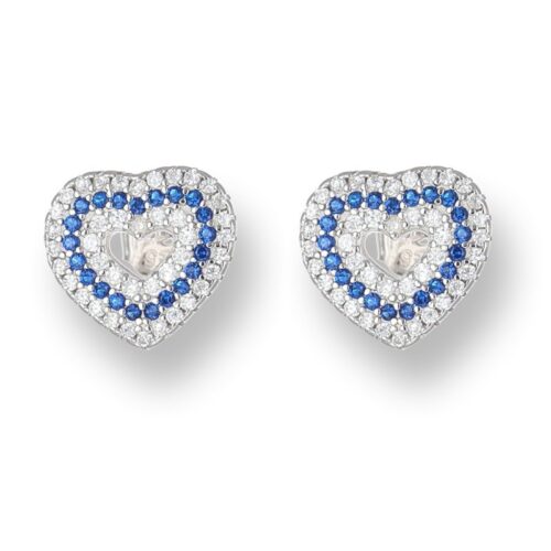 Orecchini TerryOro 217E-2909 ZF Cuore Argento 925 Blu
