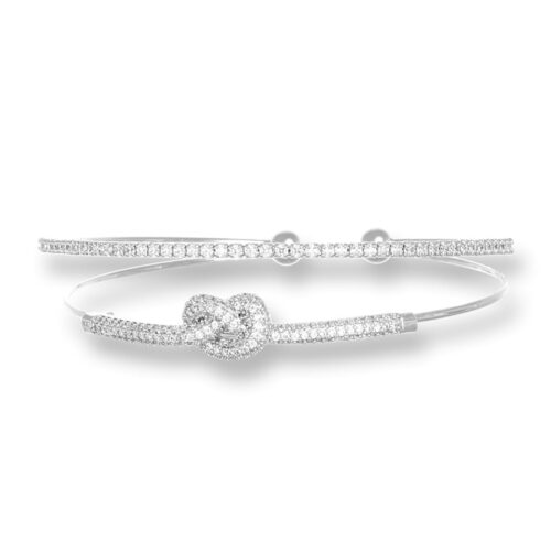 Bracciale Donna Revolution Gioielli Luxeline Pietre Bianche