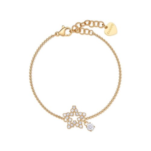 Bracciale Donna S'Agapò Twinkle SWN16 in acciaio dorato