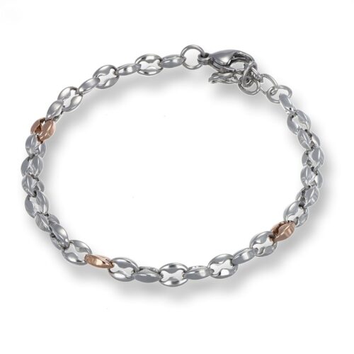 Bracciale Uomo Revolution Forge Maglia Marinara Rosรฉ