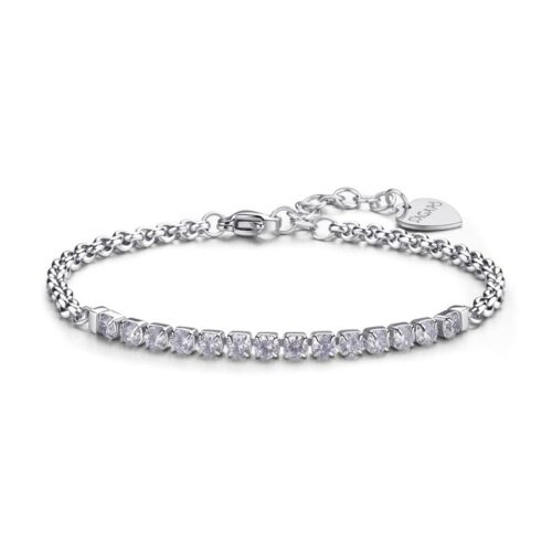 Bracciale Donna S'Agapò Dazzly SDZ82 in acciaio acciaio