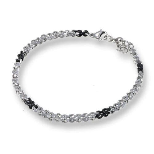 Bracciale Uomo Forge Revolution Gioielli Maglia 5+1 Nera