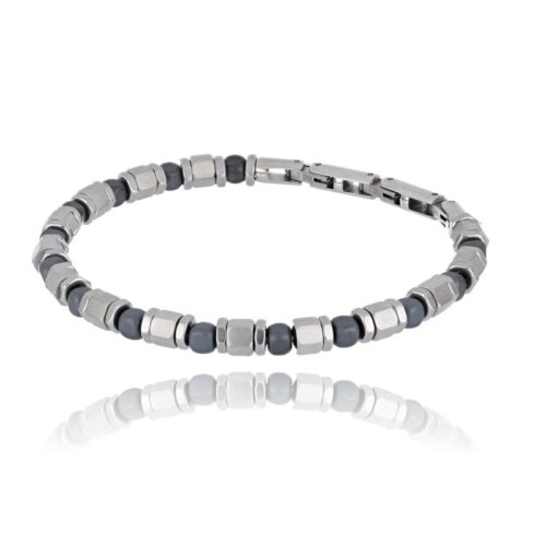 Bracciale Uomo Revolution Forge Acciaio Grigio