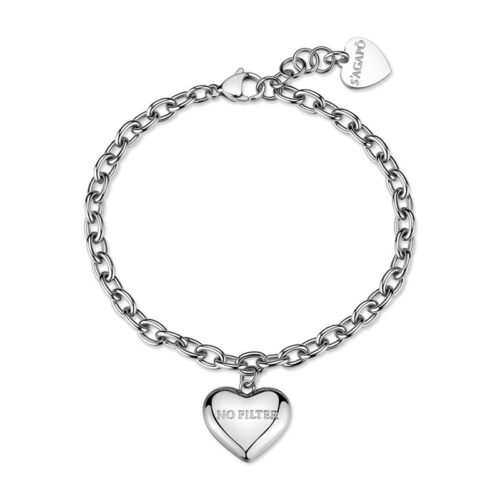 Bracciale Donna S'Agapò Be My Family SBM97 in acciaio acciaio
