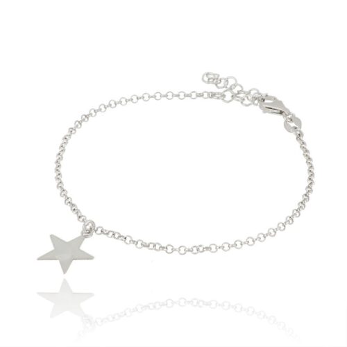 Bracciale TerryOro Essenza 137B20224 Bracciale Maglia Sottile Con Stella Pendente