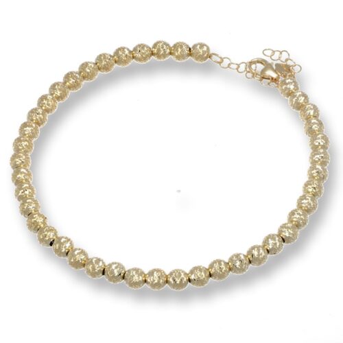 Bracciale TerryOro Essenza Oro 375 Sfere Diamantate Oro Giallo