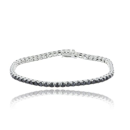 Bracciale Tennis TerryOro Luxeline 217B-0010 BK 21CM Zirconi Neri