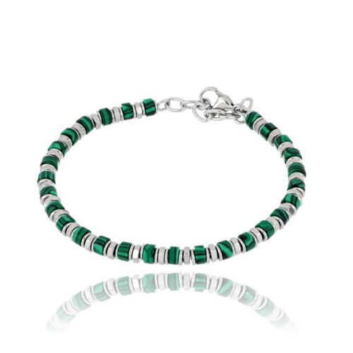 Bracciale Uomo Revolution Forge Stones Pietre Verde