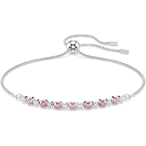 Braccialetto Swarovski Matrix 5763042 rosa placcato rodio