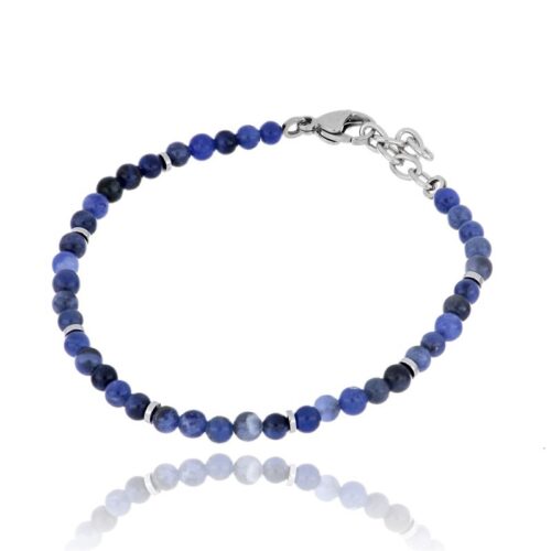 Bracciale Uomo Forge Revolution Gioielli Palline Blu