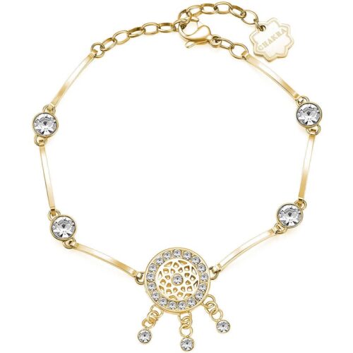 Bracciale Brosway CHAKRA Acciaio Oro Cristalli Mandala BHKB032