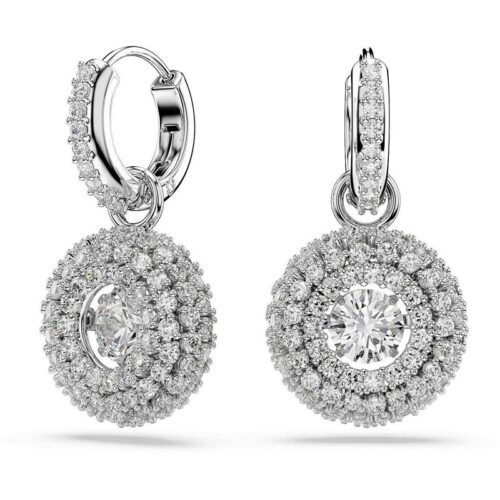 Orecchini pendenti Swarovski Sublima 5738193 cristalli bianchi