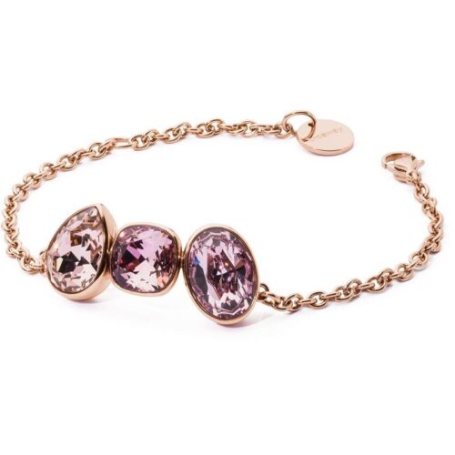 Bracciale Brosway SYMPHONY Acciaio Rosé Cristalli Rosa BFN18