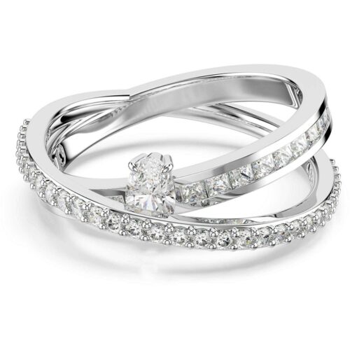Anello Swarovski Hyperbola 5691231 cristalli misura 55