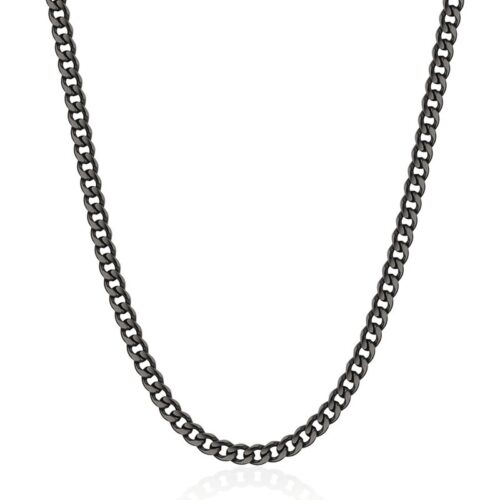 Collana Uomo Brosway Ink BIK95 lunga acciaio PVD rutenio