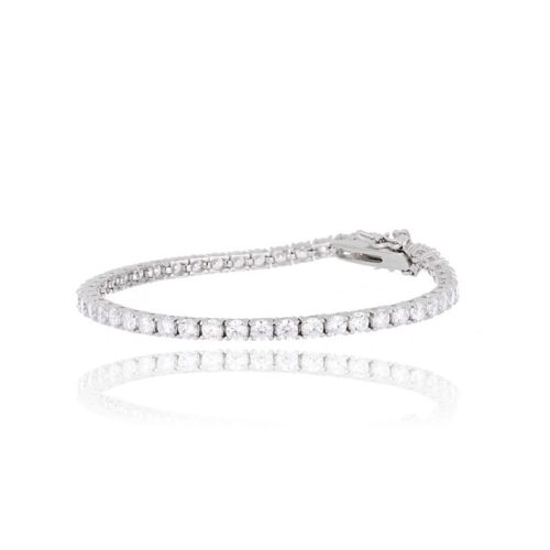 Bracciale Tennis TerryOro Luxeline 217B-0010 16.5CM Zirconi Bianchi