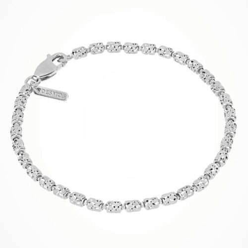 Bracciale Desmos Barrel BARREL TYPHOON 3 W 16,5 in argento 925 rodiato