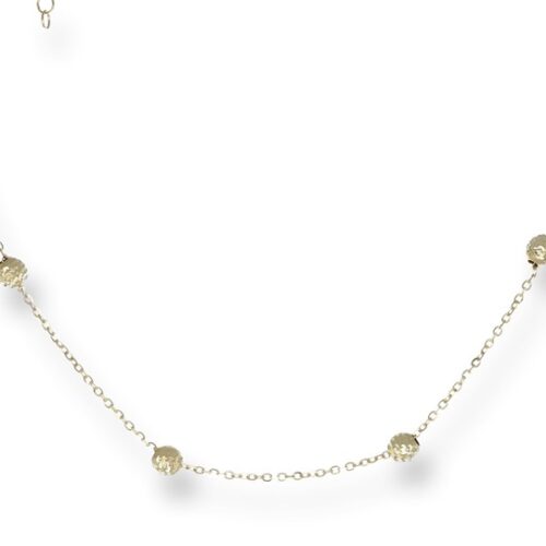 Collana TerryOro Essenza Oro 375 Sfere Lavorate Elegante