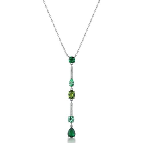 Collana Donna Brosway Fancy FLG150 argento 925 emerald peridot