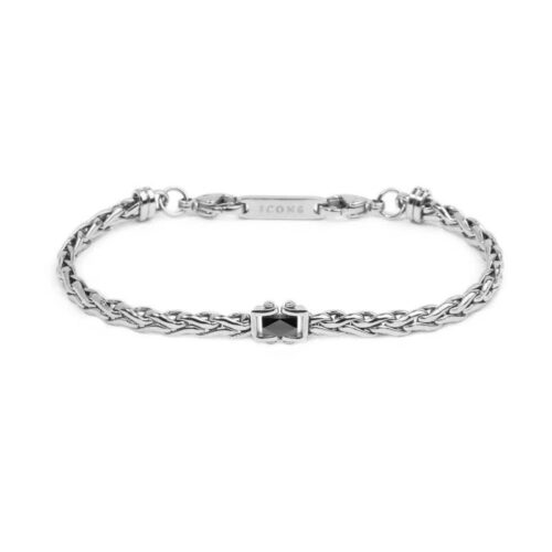 Bracciale Marlù 30BR0034 con elementi in ceramica acciaio