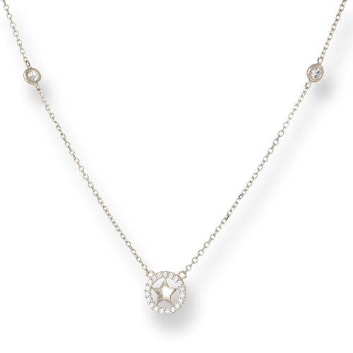 Collana TerryOro Essenza Oro 375 Stella Zirconi Elegante