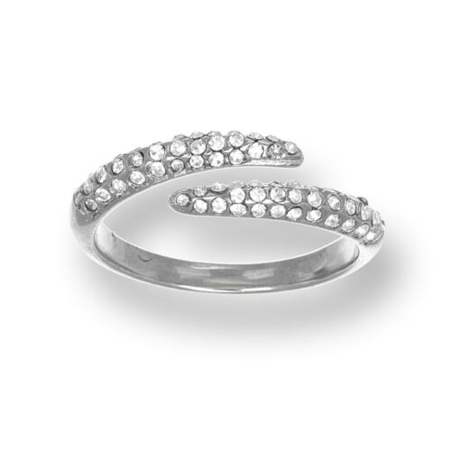 Anello Donna Revolution Gioielli Luxeline Doppio Pavé