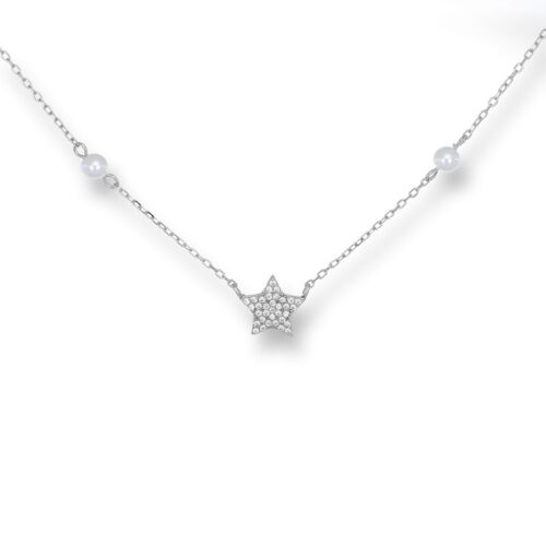 Collana TerryOro Essenza 217CL-0178 Stelle bianchi