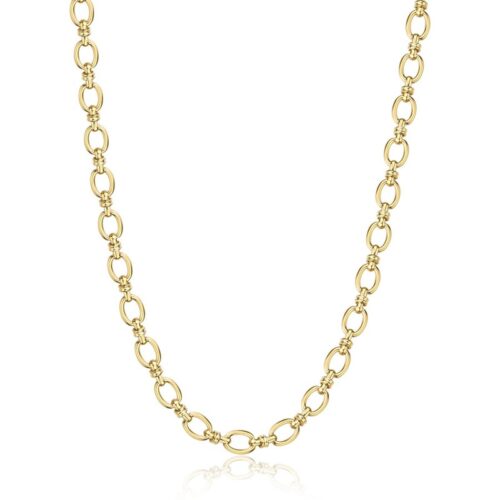 Collana Donna Sagapò Chunky SHK109 in acciaio con finitura dorata