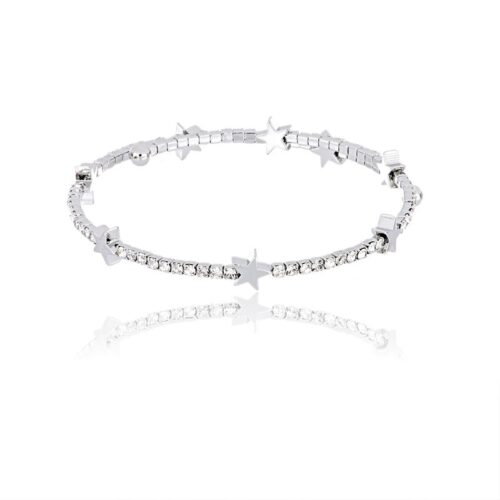 Bracciale Donna Revolution Gioielli Luxeline Tennis Con Stelle