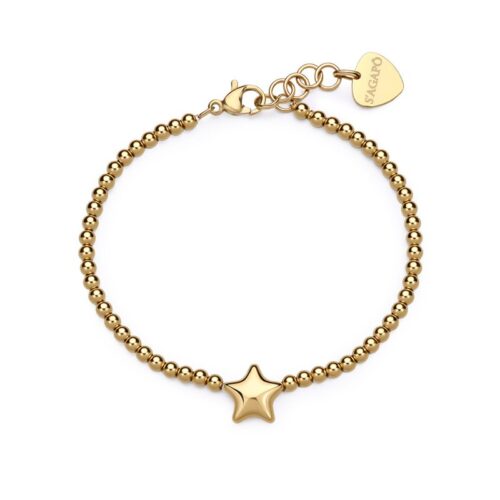 Bracciale Donna S'Agapò Stellar SSE44 in acciaio dorato