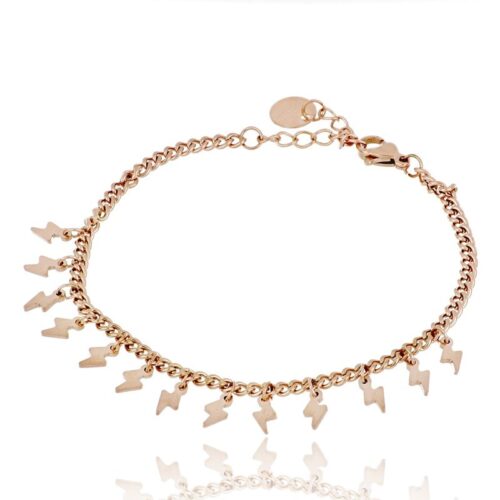 Bracciale Saette Pendenti Rosato Revolution Gioielli Essenza