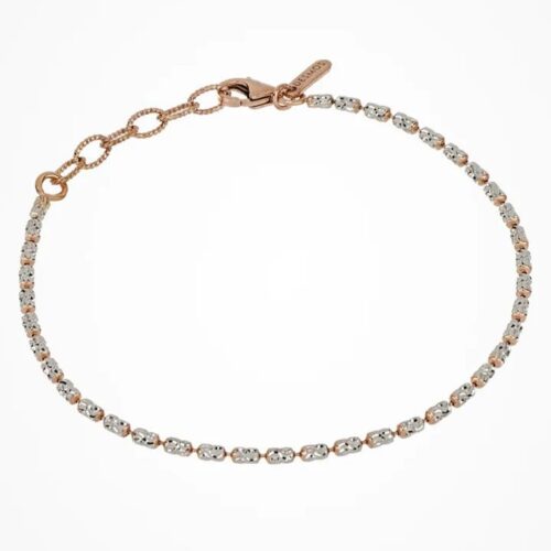Bracciale Desmos Design-Typhoon PKW 16,5 argento 925 placcato oro rosa/rodio
