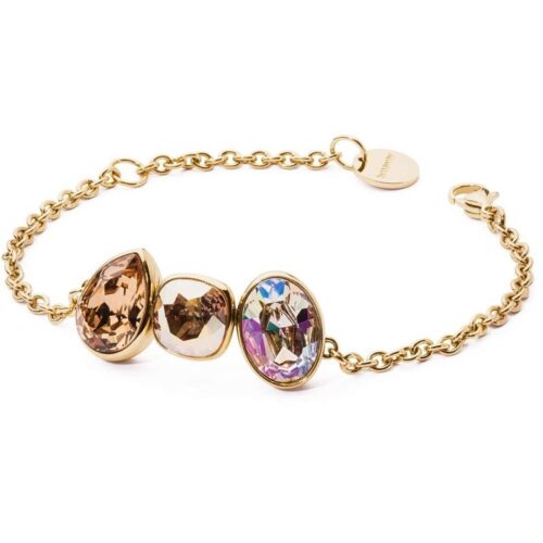 Bracciale Brosway SYMPHONY Acciaio Oro Cristalli Multicolor BFN17