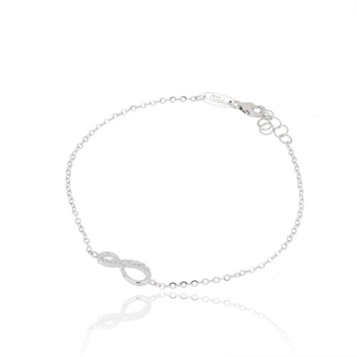 Bracciale TerryOro Essenza Oro 375 Infinito con Zirconi