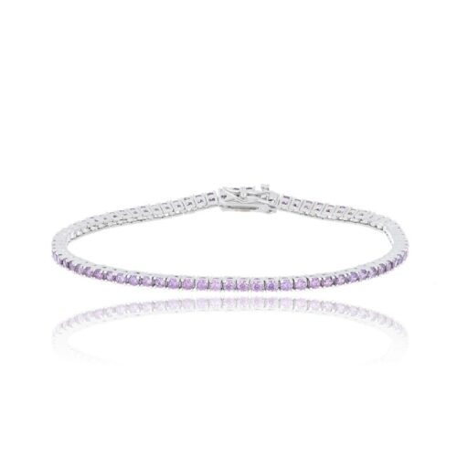 Bracciale Tennis TerryOro Luxeline 217B-0400 AMY Zirconi 2 mm Ametista