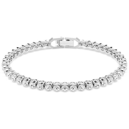 Bracciale Tennis Swarovski Imber Emily 1808960 placcato rodio con cristalli bianchi