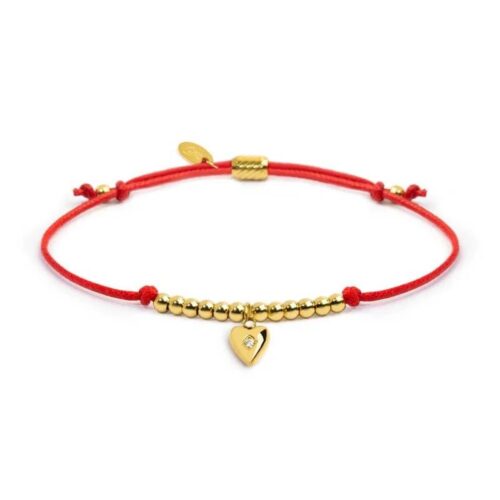 Bracciale Marlù 18BR216G-R con cuore PVD oro rosso
