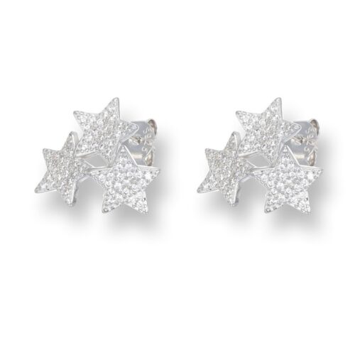 Orecchini TerryOro 217E-2961 Pavé Argento 925 Bianchi
